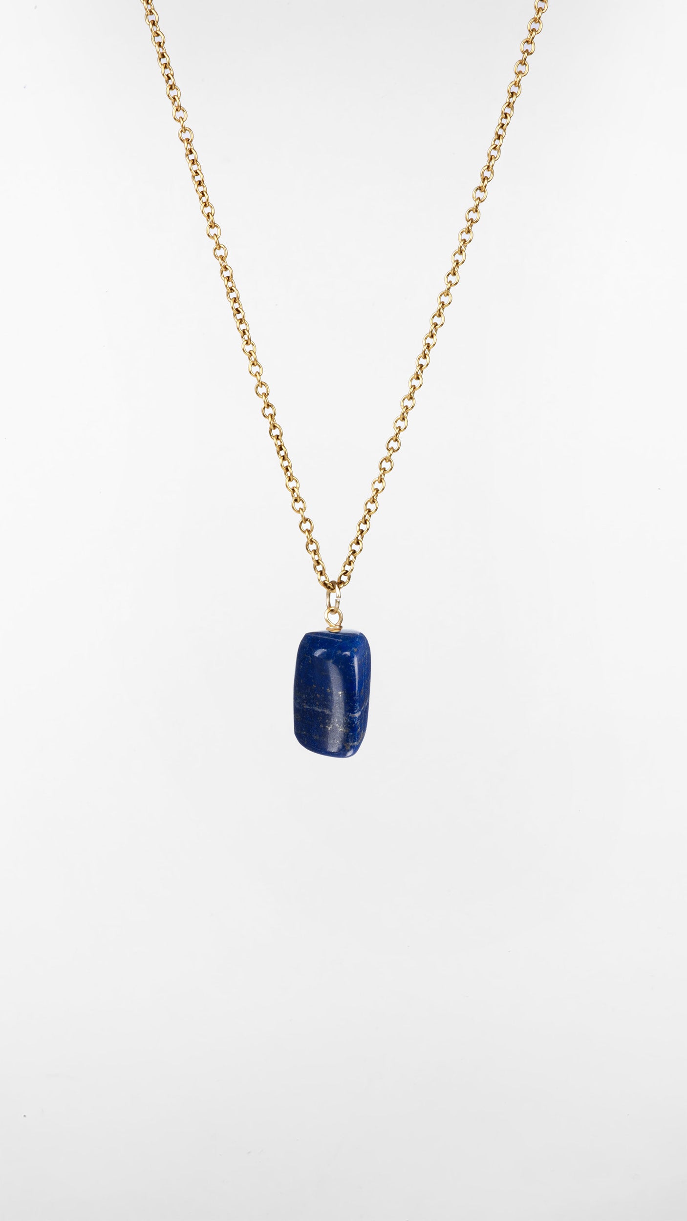 Cygnus, Girocollo Acciaio dorato e Sodalite