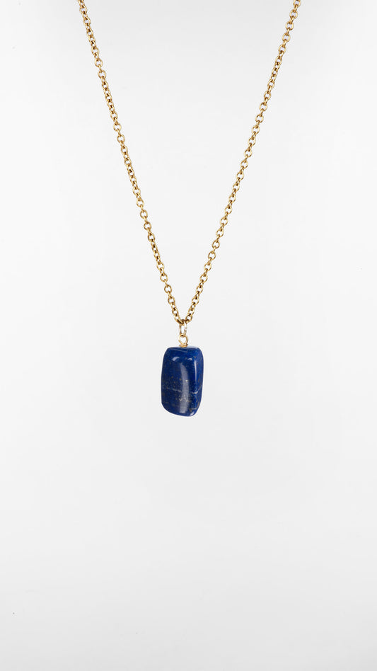 Cygnus, Girocollo Acciaio dorato e Sodalite