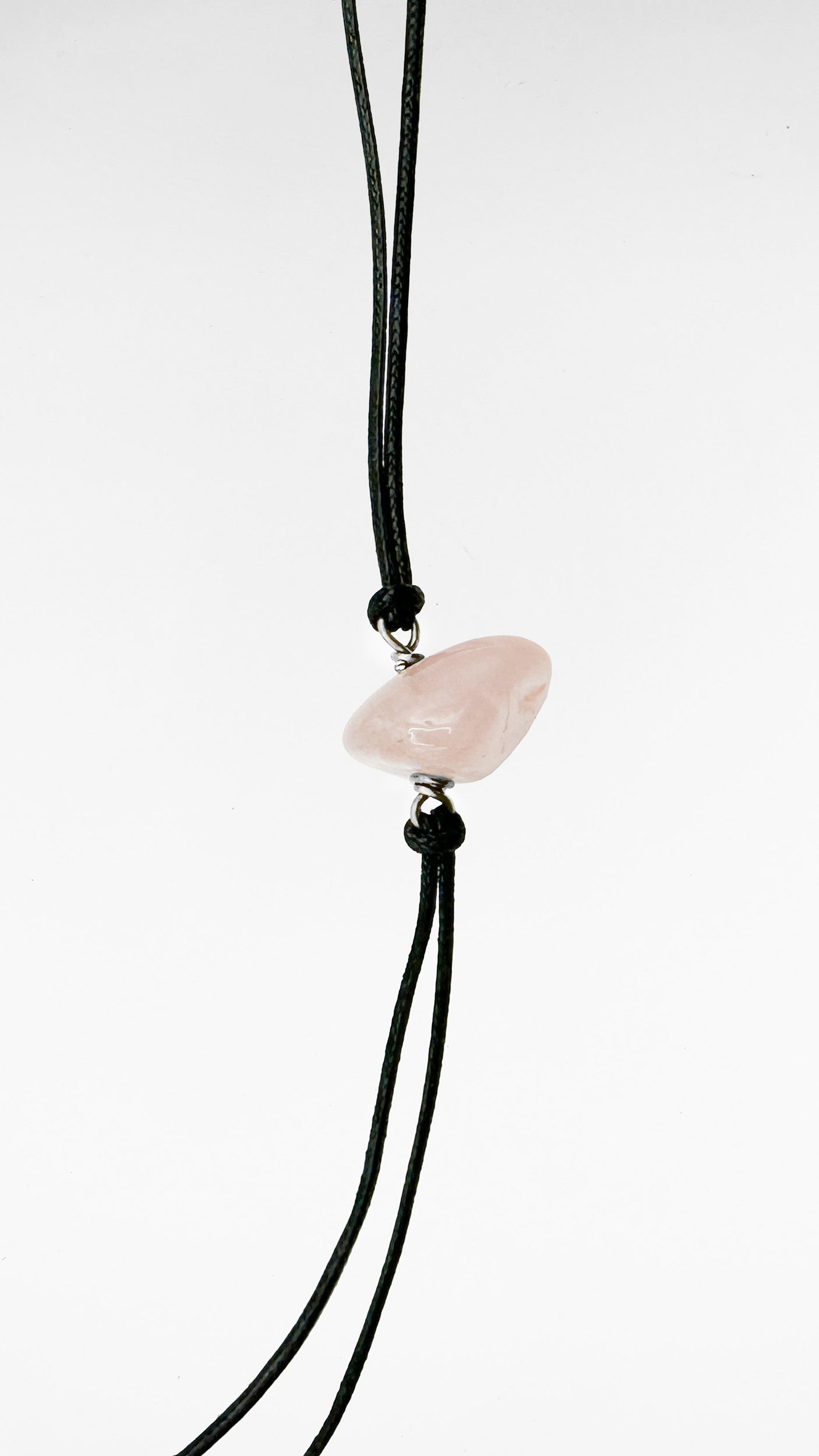 Draco, Bracciale corda e Quarzo Rosa