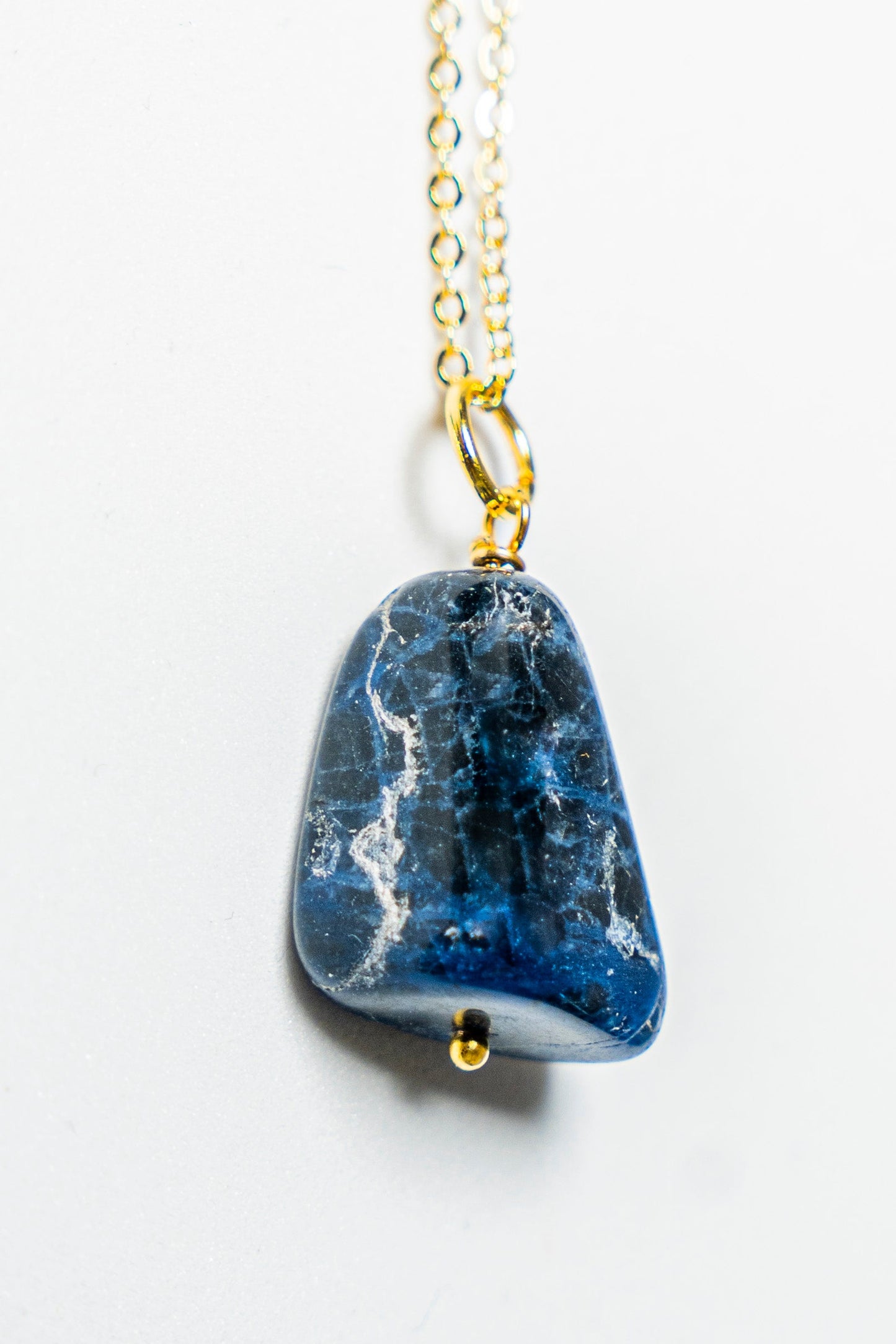 Cygnus, Girocollo Acciaio dorato e Sodalite