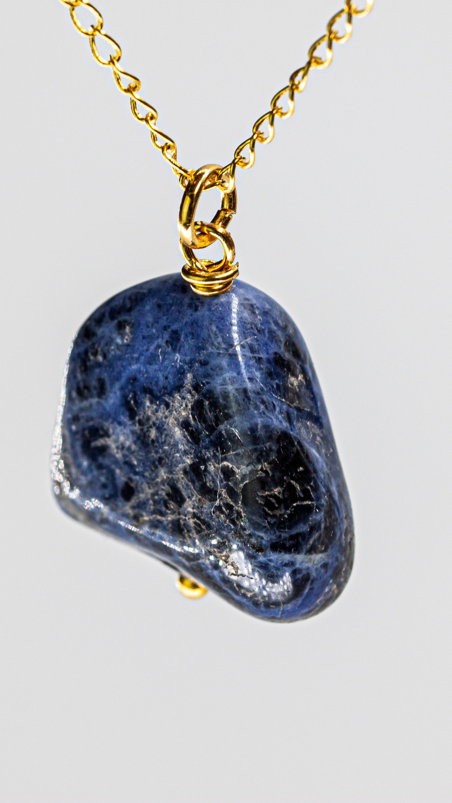 Cygnus, Girocollo Acciaio dorato e Sodalite