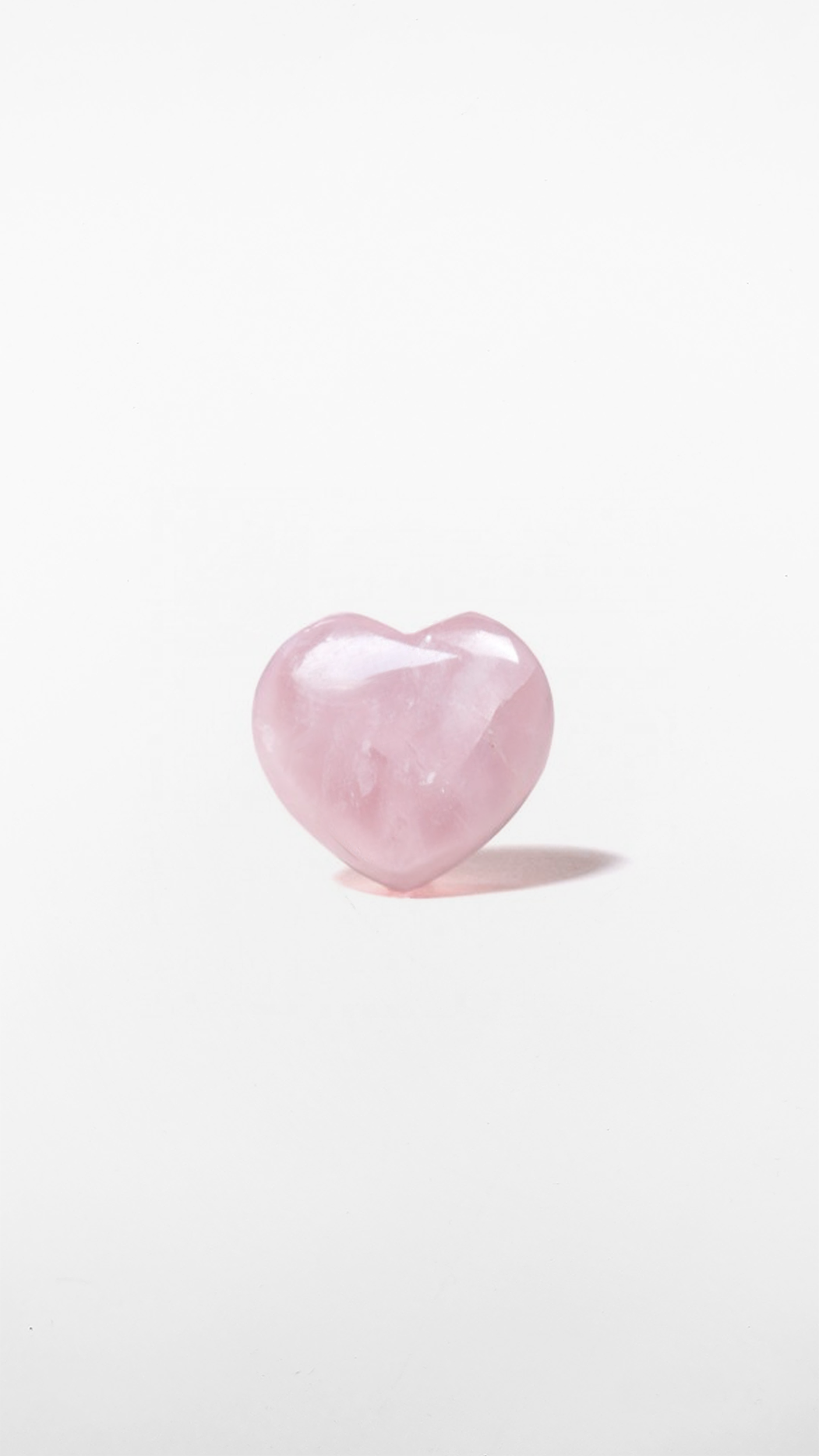 Coppia di Cuoricini in Quarzo Rosa