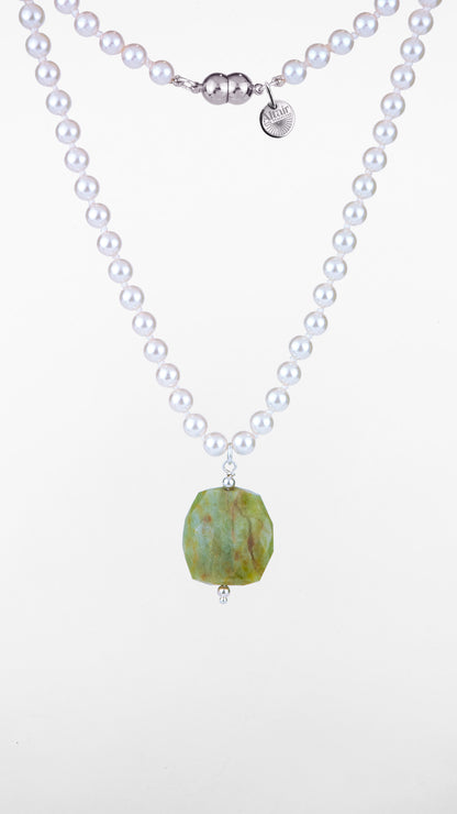 Cygnus Pearls, Girocollo Perle e Serpentina