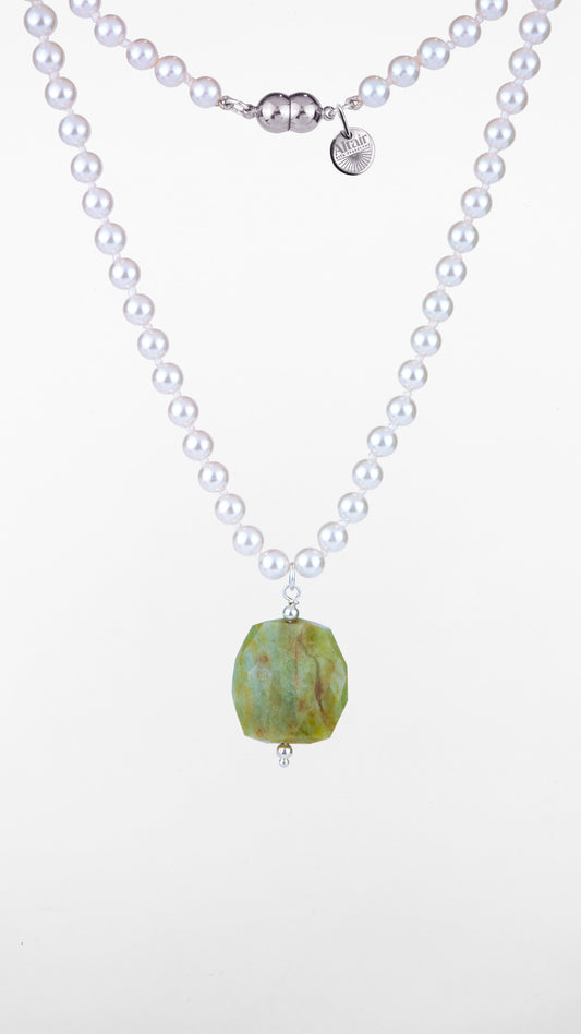 Cygnus Pearls, Girocollo Perle e Serpentina