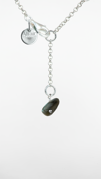 Cygnus Silver, Girocollo Labradorite